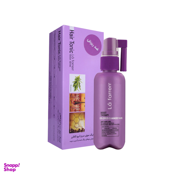 تونیک ضد ریزش لافارر (Lafarrerr) مدل Colored And Damaged Hair حجم 60 میلی‌ لیتر