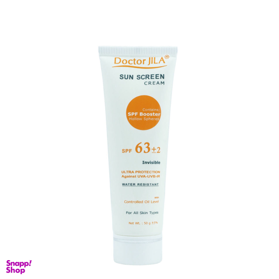 کرم ضد آفتاب دکتر ژیلا (Doctor Jila) مدل Invisible با SPF63 حجم 50 میلی‌‌ لیتر
