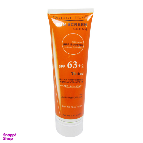 کرم ضد آفتاب رنگی دکتر ژیلا (Doctor Jila) با SPF63 حجم 50 میلی‌‌ لیتر