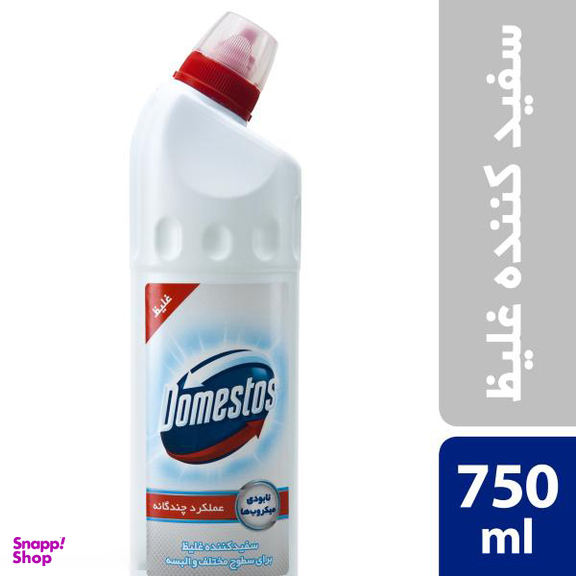مایع سفید کننده دامستوس مدل Snow White حجم 750 میلی لیتر