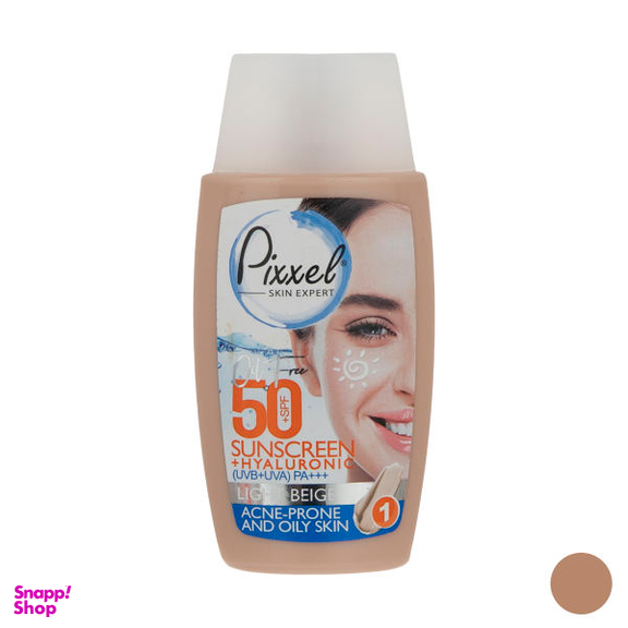 کرم ضد آفتاب رنگی پیکسل (Pixxel) مدل Light Beige حجم 50 میلی لیتر