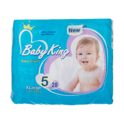 پوشک بی بی کینگ (Baby King) سایز 5 بسته 28 عددی