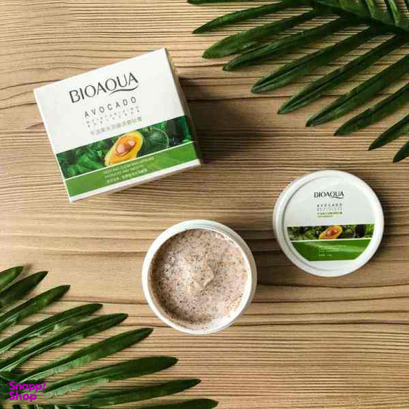 اسکراب لایه بردار پوست بایوآکوا (BioAqua) مدل آووکادو حجم 100 میلی لیتر