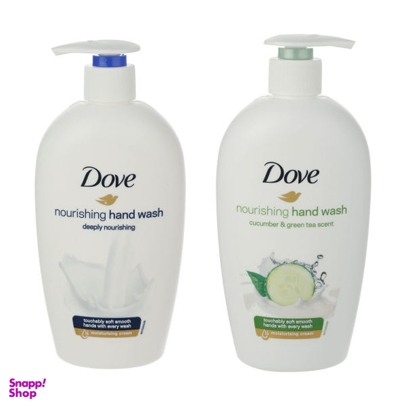 مایع دستشویی داو (Dove) مدل Cucmber And Deeply Nourishing وزن 500 گرم مجموعه 2 عددی