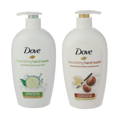 مایع دستشویی داو (Dove) مدل Shea Butter And Cucmber وزن 500 گرم مجموعه 2 عددی
