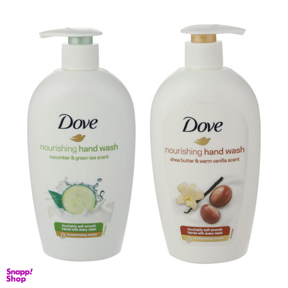 مایع دستشویی داو (Dove) مدل Shea Butter And Cucmber وزن 500 گرم مجموعه 2 عددی