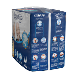 پوشینه بزرگسال ایزی لایف (Easy Life) سایز کوچک بسته 18 عددی