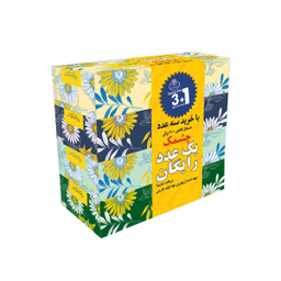 دستمال کاغذی 100 برگ چشمک (Cheshmak) طرح مینا بسته 4 عددی