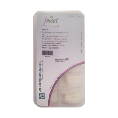 ناخن مصنوعی جویل (Jewel) کد Gm100 بسته 100عددی
