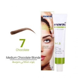 رنگ ابرو مارال (Maral) شماره 7 حجم 15 میلی‌ لیتر رنگ بلوند شکلاتی متوسط