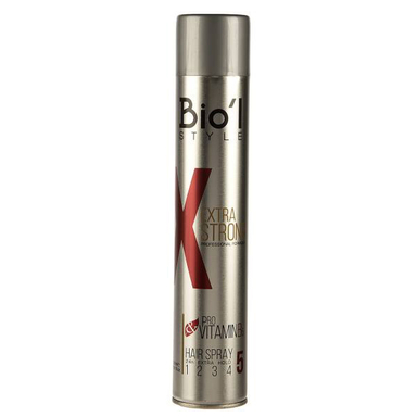 اسپری نگهدارنده حالت مو بیول (Biol) مدل Extra Strong حجم 500 میلی لیتر