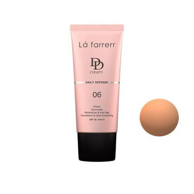 دی دی کرم رنگی لافارر SPF30 مدل 06 Caramel مناسب انواع پوست حجم 33 میلی لیتر