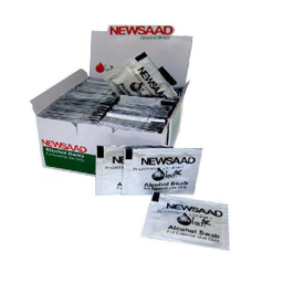 پنبه الکلی نیوساد (Newsaad) کد A100 بسته 100 عددی مجموعه 2 عددی