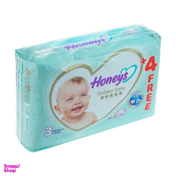 پوشک کودک هانیز (Honeys) سایز 3 بسته 42 عددی