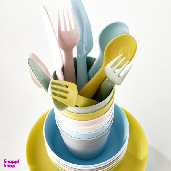 قاشق و چنگال کودک ایکیا (Ikea) مدل Kalas بسته 18 عددی