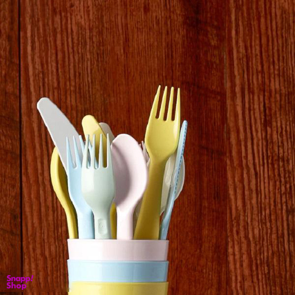 قاشق و چنگال کودک ایکیا (Ikea) مدل Kalas بسته 18 عددی