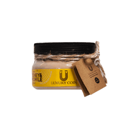 اسکراب پوست لاکچری کوین مدل Honey & Chamomile حجم 300 میلی لیتر