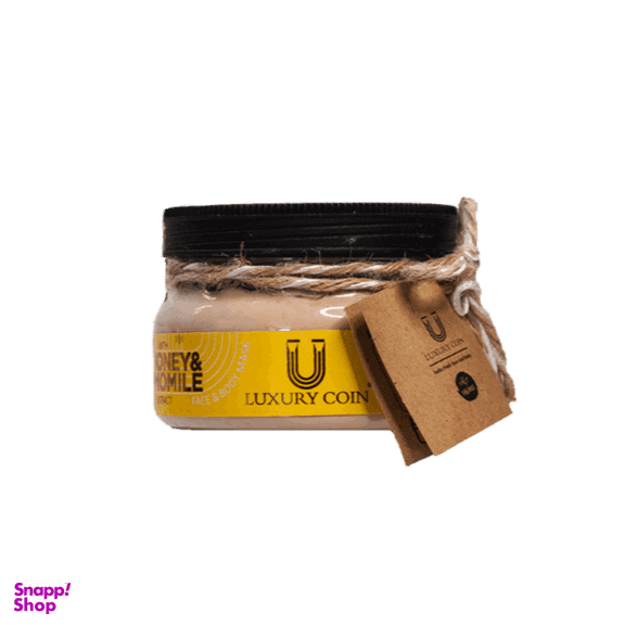 اسکراب پوست لاکچری کوین مدل Honey & Chamomile حجم 300 میلی لیتر