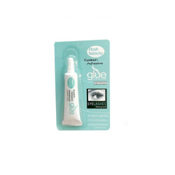 چسب مژه مصنوعی فلش بیوتی (Flash Beauty) مدل Adhesive وزن 7 گرم + مژه مصنوعی جفتی تیک با نخ نامریی شماره TIK 20 مجموعه 2 عددی