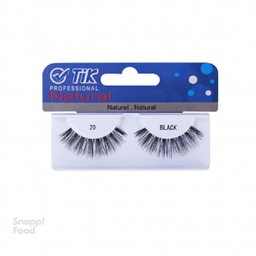 چسب مژه مصنوعی فلش بیوتی (Flash Beauty) مدل Adhesive وزن 7 گرم + مژه مصنوعی جفتی تیک با نخ نامریی شماره TIK 20 مجموعه 2 عددی
