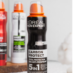 اسپری ضد تعریق مردانه لورآل (Loreal) مدل Carbon protect حجم 150 میلی لیتر