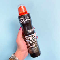 اسپری ضد تعریق مردانه لورآل (Loreal) مدل Carbon protect حجم 150 میلی لیتر