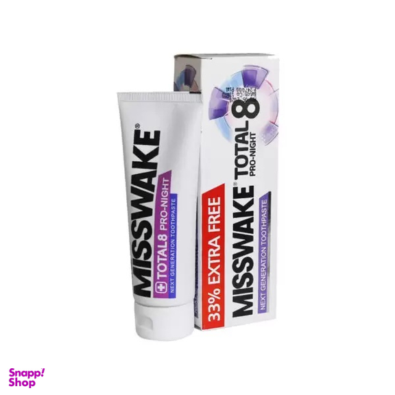 خمیر دندان میسویک (Misswake) مدل Total 8 حجم 100 میلی‌ لیتر