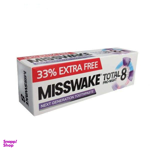 خمیر دندان میسویک (Misswake) مدل Total 8 حجم 100 میلی‌ لیتر