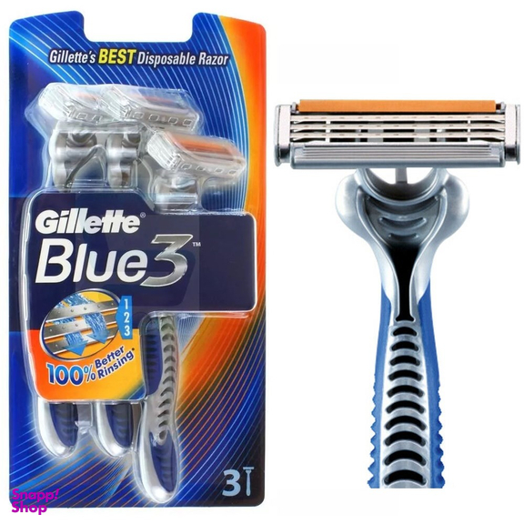 خودتراش ‏ژیلت (Gillette) مدل Blue 3 بسته 3 عددی