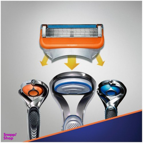 تیغ یدک ژیلت (Gillette) مدل 5 Fusion بسته 4 عددی