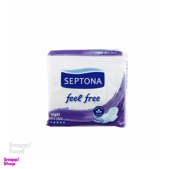 پک نوار بهداشتی سپتونا (Septona) مناسب شب سایز خیلی بزرگ مجموعه 24 عددی
