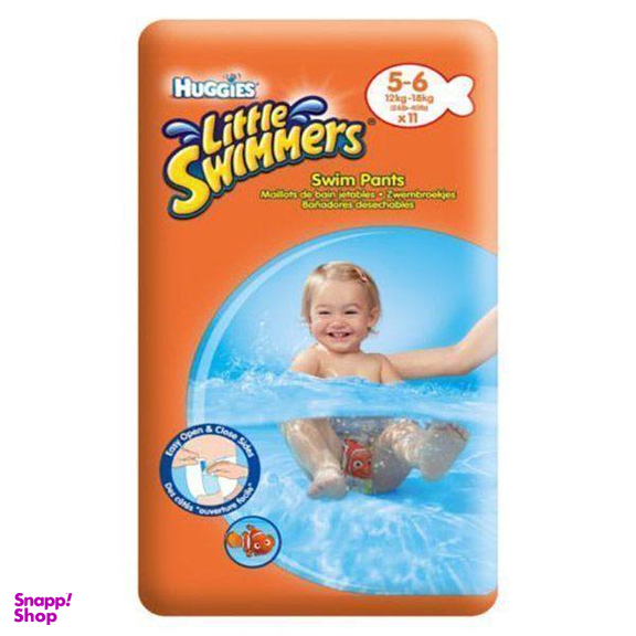 پوشک استخری هاگیز (Huggies) مدل Little Swimmer سایز 5 بسته 11 عددی مجموعه 3 عددی
