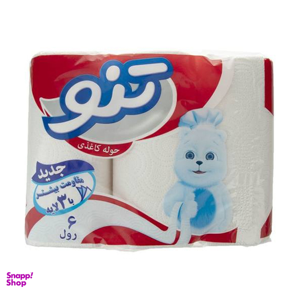دستمال حوله ای تنو (Teno) مدل اقتصادی بسته 6 عددی
