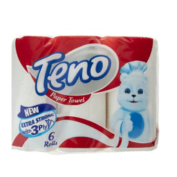 دستمال حوله ای تنو (Teno) مدل اقتصادی بسته 6 عددی
