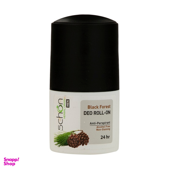 رول ضد تعریق مردانه شون (Schon) مدل Fresh Bamboo به همراه رول ضد تعریق مدل Black Forest حجم 50 میلی‌ لیتر