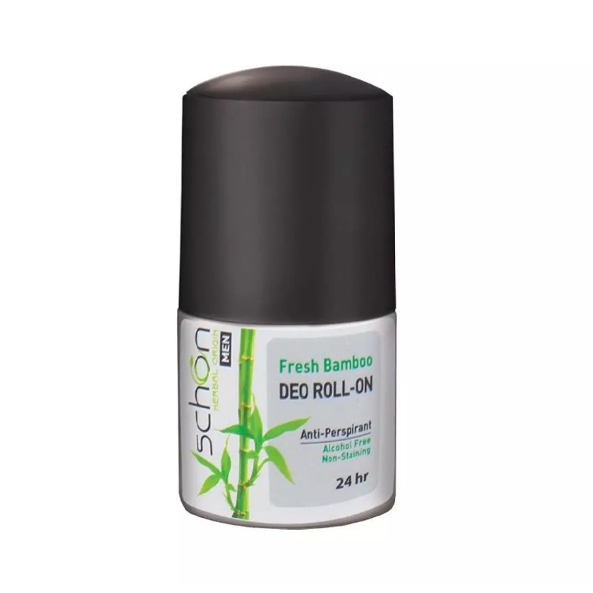 رول ضد تعریق مردانه شون (Schon) مدل Fresh Bamboo به همراه رول ضد تعریق مدل Black Forest حجم 50 میلی‌ لیتر