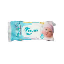 دستمال مرطوب کودک دلفین (Dolphin) کد A78 بسته 120 عددی