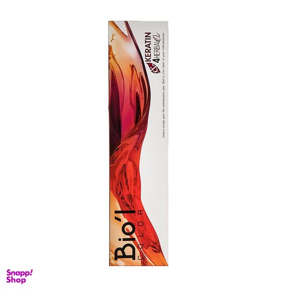 رنگ مو بیول (Biol) سری Ash شماره 6.1 حجم 100 میلی لیتر رنگ بلوند دودی تیره