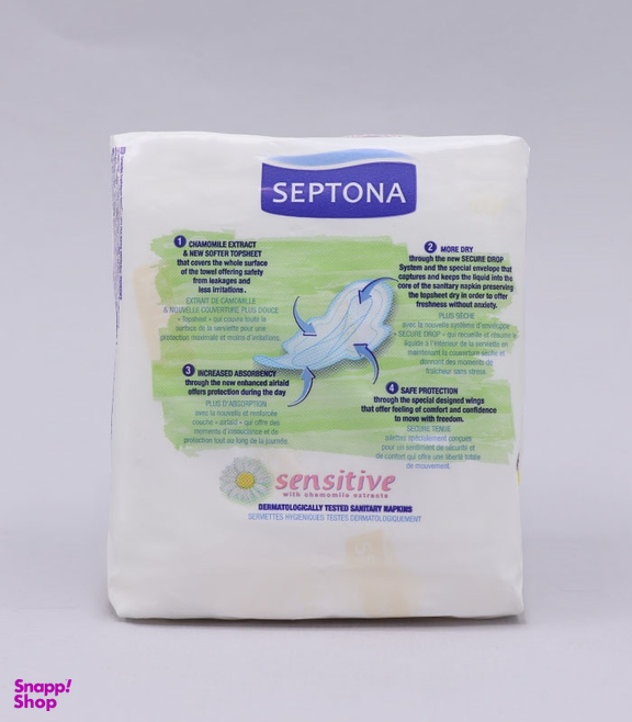 نوار بهداشتی سپتونا (Septona) مدل Normal Sensitive بسته 10 عددی