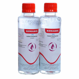 محلول ضدعفونی کننده کماکل (Komakol) مدل 02 حجم 250 میلی لیتر