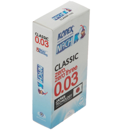 کاندوم ناچ کدکس مدل 0٫03 بسته 10 عددی مجموعه ۲ عددی