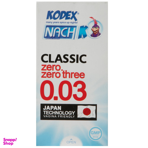 کاندوم ناچ کدکس مدل 0٫03 بسته 10 عددی مجموعه ۲ عددی