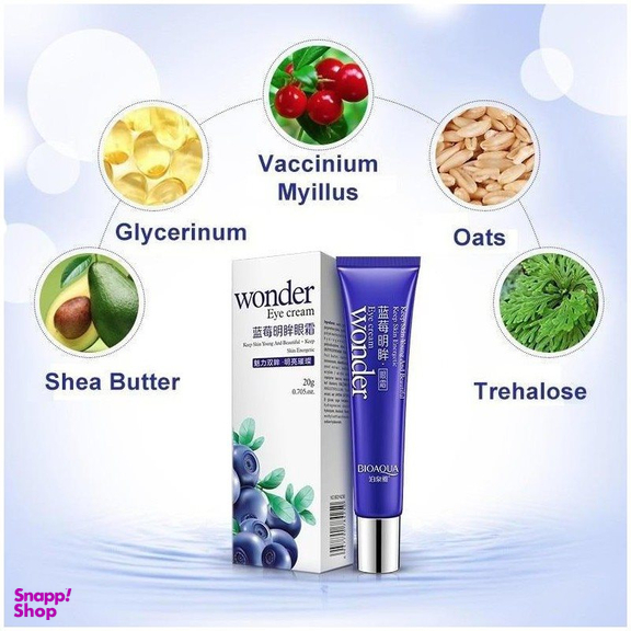 کرم دور چشم بایوآکوا (BioAqua) مدل Wonder حجم 20 میلی‌ لیتر