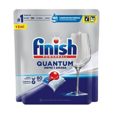 قرص ماشین ظرفشویی فینیش مدل Quantum Hepsi 1 Arada بسته 80 عددی