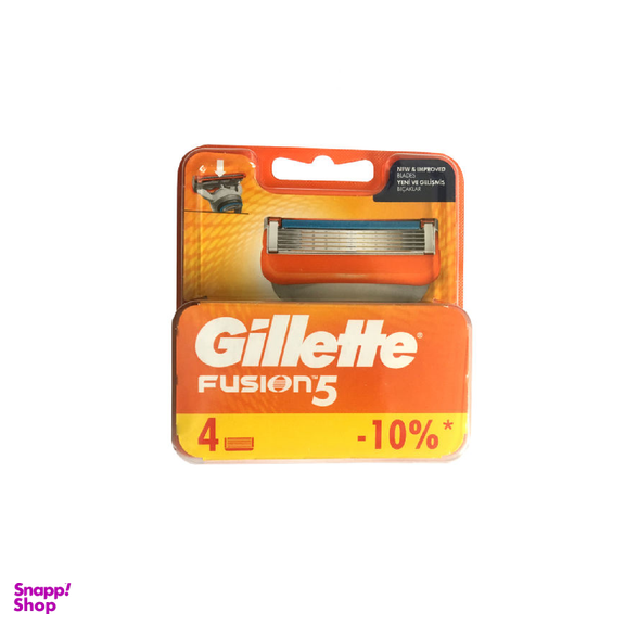 تیغ یدک ژیلت (Gillette) مدل 5 Fusion بسته 4 عددی