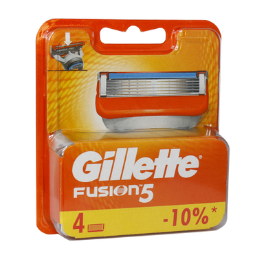 تیغ یدک ژیلت (Gillette) مدل 5 Fusion بسته 4 عددی