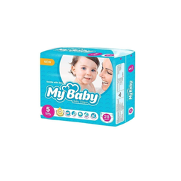 پوشک مای بیبی سری مهربان با پوست آبی سایز 5 بسته 28 عددی