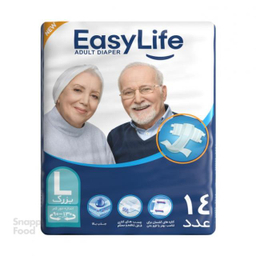 پوشک بزرگسال ایزی لایف (Easy life) سایز L بسته 14 عددی