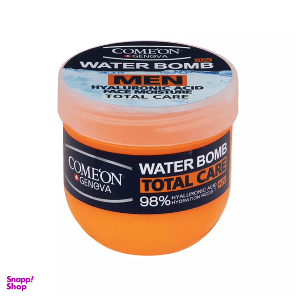 کرم آبرسان مردانه کامان (Comeon) سری Water Bomb مدل Hyaluronic Acid