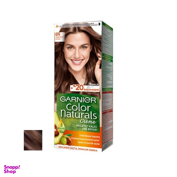 کیت رنگ مو گارنیه (Garnier) شماره 6N حجم 40 میلی لیتر